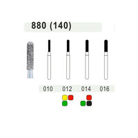Бор TEKA (Італія), алмазний для Т/Н 880, циліндр з круглим кінцем, 1 шт.