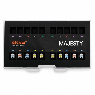 MAJESTY SLC самолігуючі керамічні брекети ROTH 022, MBT 022, низ 5-5 