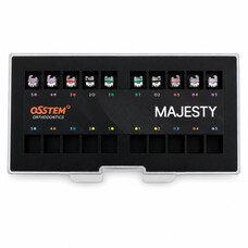 MAJESTY SLC самолігуючі керамічні брекети ROTH 022, MBT 022, верх 5-5