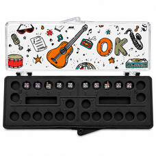 OK Real Resin, полікарбонатні брекети, Roth 022, верх 5-5