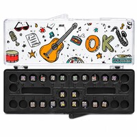 OK Real resin, полікарбонатні брекети, Roth 022, повний набір