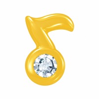 TW57 - Нота з діамантом (Gold)