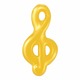 TW36 - Скрипковий ключ (Gold)