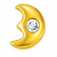 TW25 - Півмісяць з діамантом (Gold)