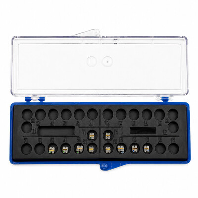 Creative, керамічні брекети з метал. пазом, Roth 022, низ 5-5