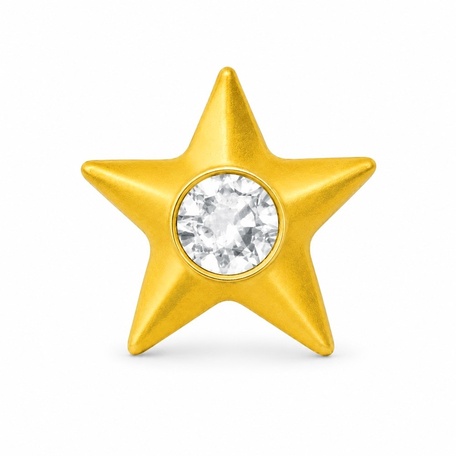 TW22 - Зірка з діамантом (Gold)