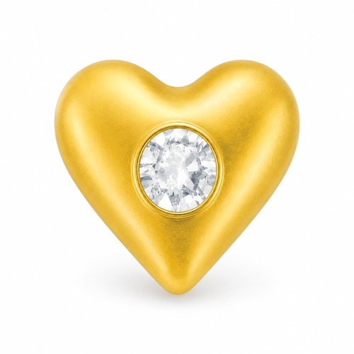 TW21 - Серце з діамантом (Gold)