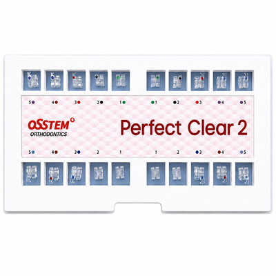Perfect Clear 2, сапфірові брекети Roth 018, 022, повний набір 
