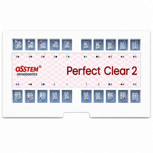 Perfect Clear 2, сапфірові брекети Roth 018, 022, повний набір 
