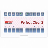 Perfect Clear 2, сапфірові брекети Roth 018, 022, верх 5-5