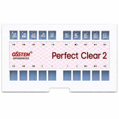 Perfect Clear 2, сапфірові брекети Roth 018, 022, верх 5-5