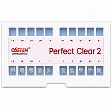 Perfect Clear 2, сапфірові брекети Roth 018, 022, низ 5-5