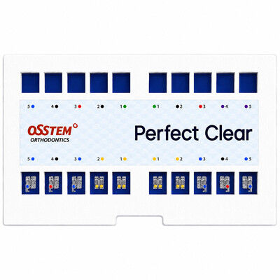 Perfect Clear, сапфірові брекети Roth 018, 022, низ 5-5 