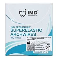 Дуги NI-TI Super Elastic, круглі, верх, низ, уп.10 шт.