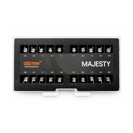 MAJESTY SLM самолігуючі металеві брекети  повний набір