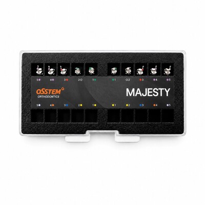 MAJESTY SLM самолігуючі металеві брекети ROTH 022 верхня щелепа