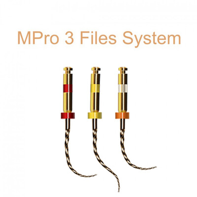 MPro 3 Files system Niti асорті, 00125 машинні, 25 мм, уп. 6 шт.