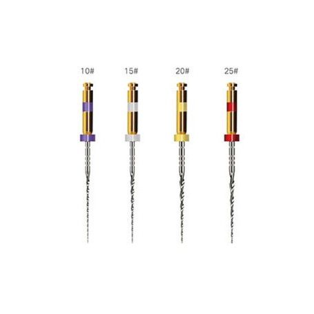 MPilot файли Niti, машинні, № 10, № 15, № 20, № 25 (25 мм), 4 шт/уп.
