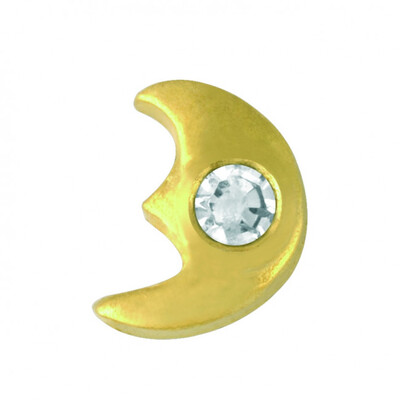 TW25 - Півмісяць з діамантом (Gold)