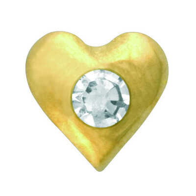 TW21 - Серце з діамантом (Gold)