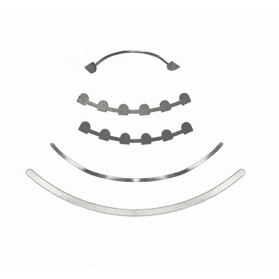 Лінгвальні ретейнери, бондуючі, металеві, різної форми та розміру, 1 шт.