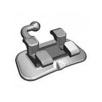 Брекет на 1-й моляр (Сіами) з гачком, Roth 022, 1 шт.